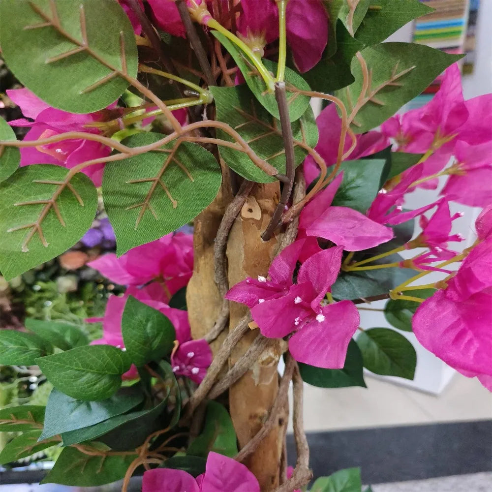 Guangdong Artificial Bougainvillea Tree For Indoor Outdoor Decor Silk Leaves Premium Quality