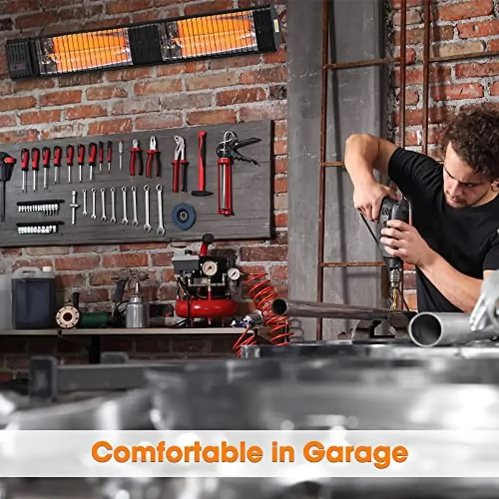 XMSJ Infrared Electric Patio Heater 3000W Carbon Fiber