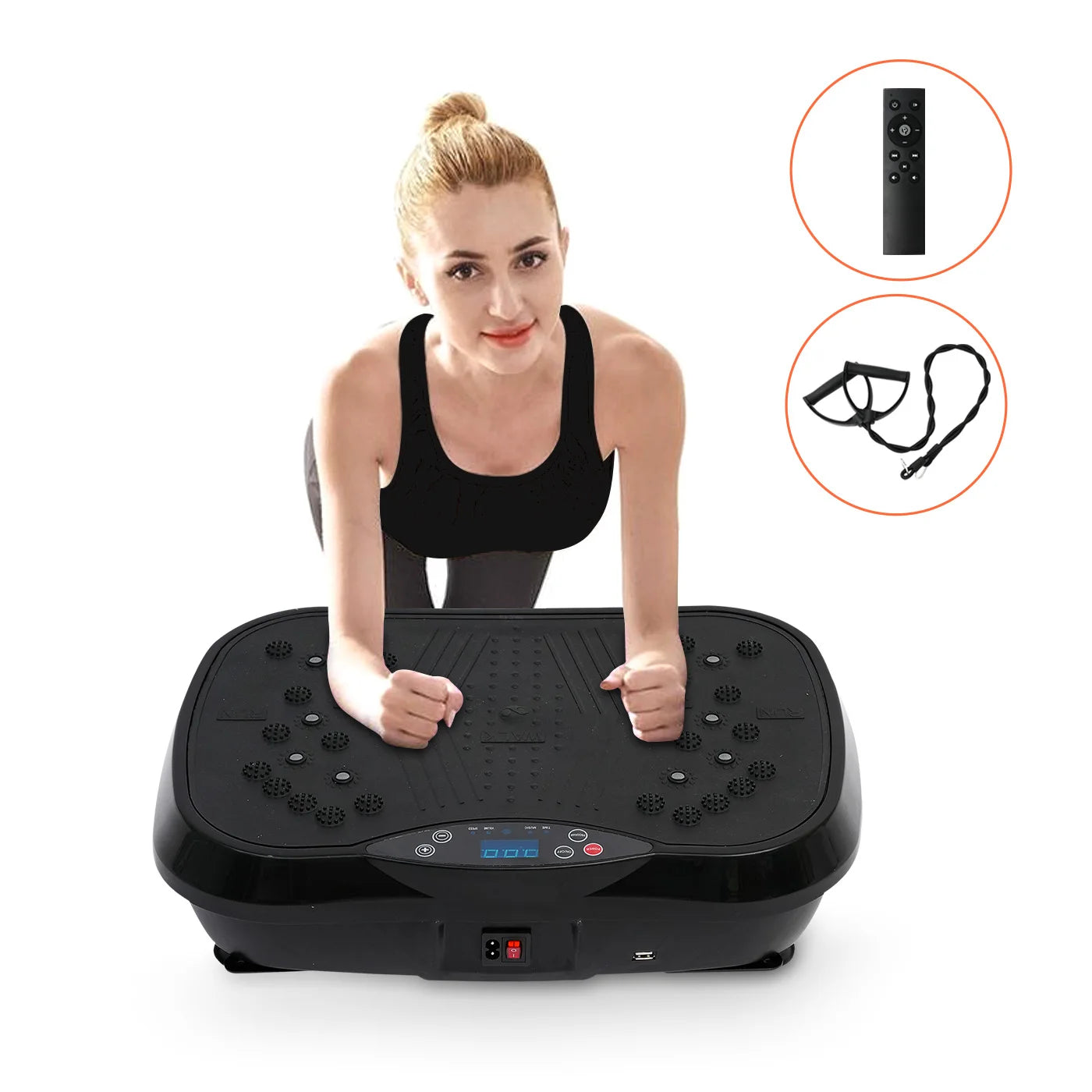 H Vibration Plate Exercise Machine For Body Fat Burning