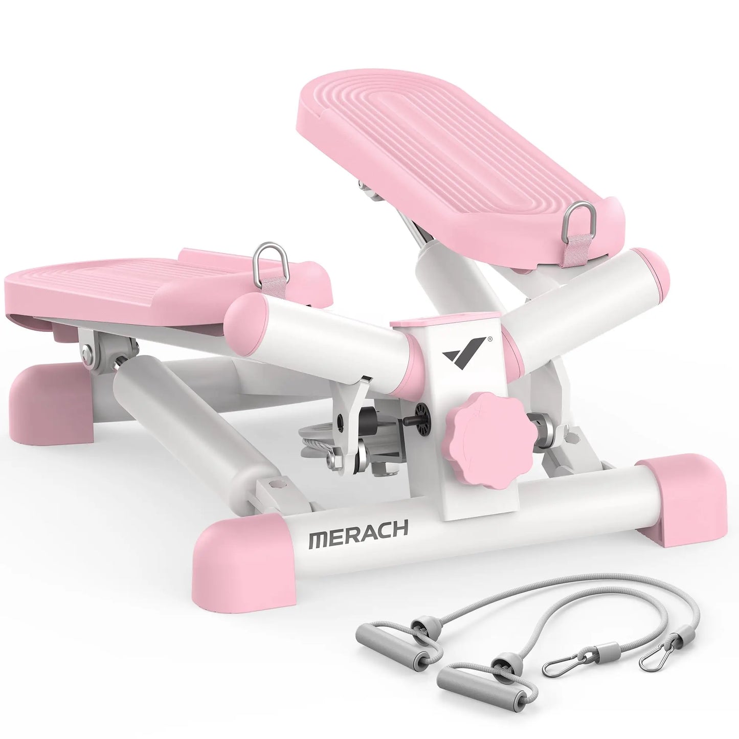 MERACH Mini Stepper With Resistance Band For Exercise