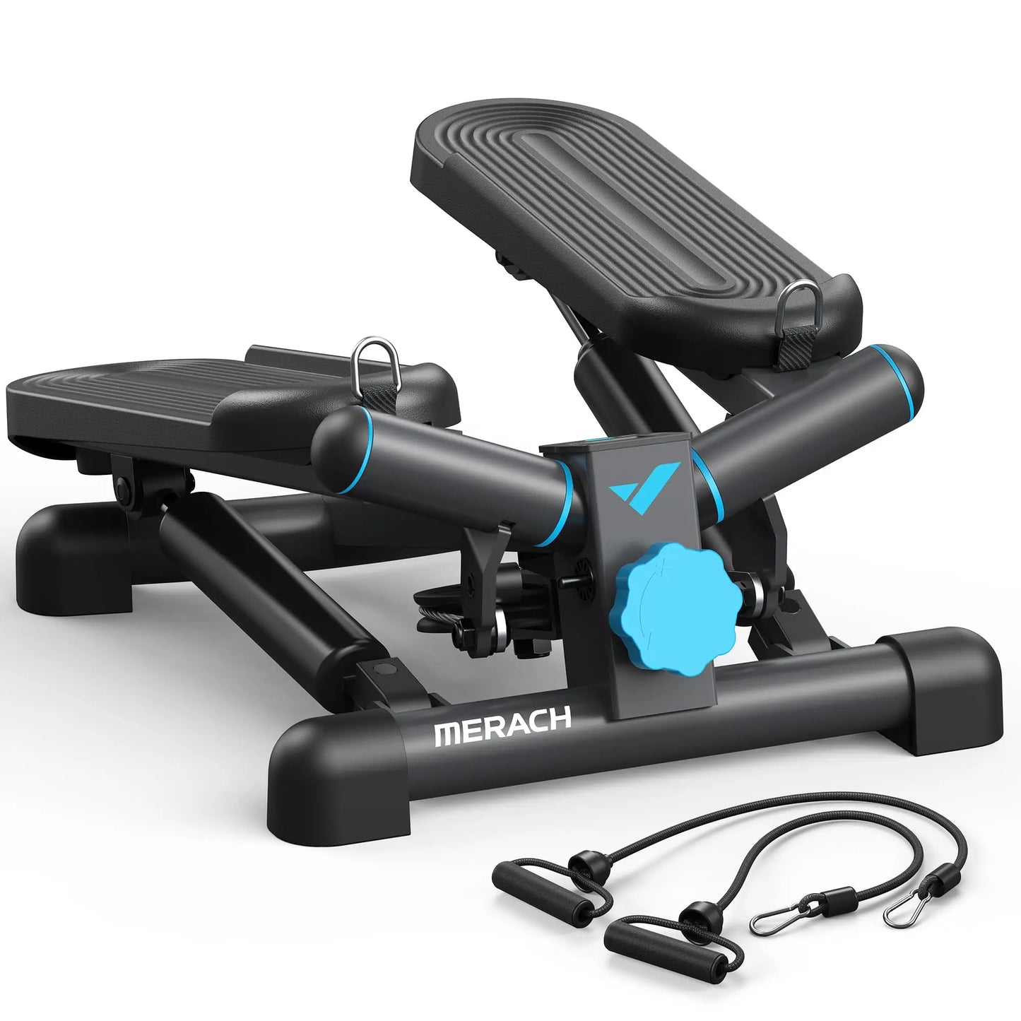 MERACH Mini Stepper With Resistance Band For Exercise