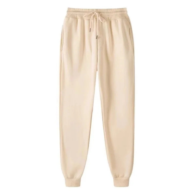 Unisex Fleece Jogger Sweatpants Casual Streetwear For Running