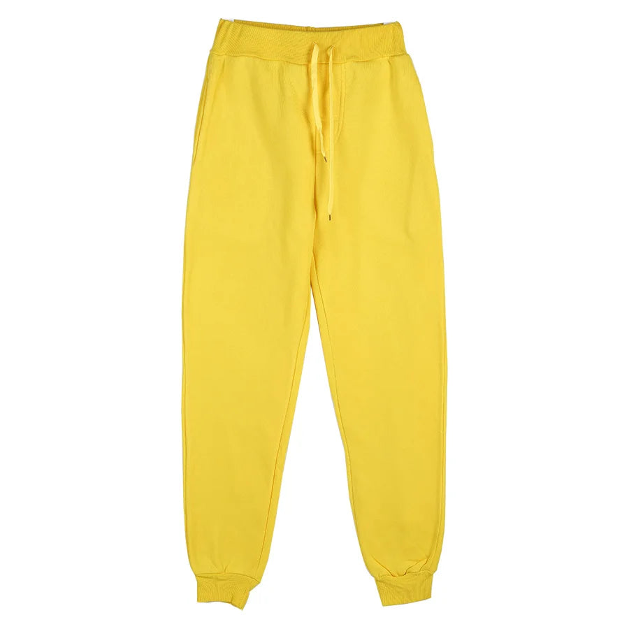 Unisex Fleece Jogger Sweatpants Casual Streetwear For Running