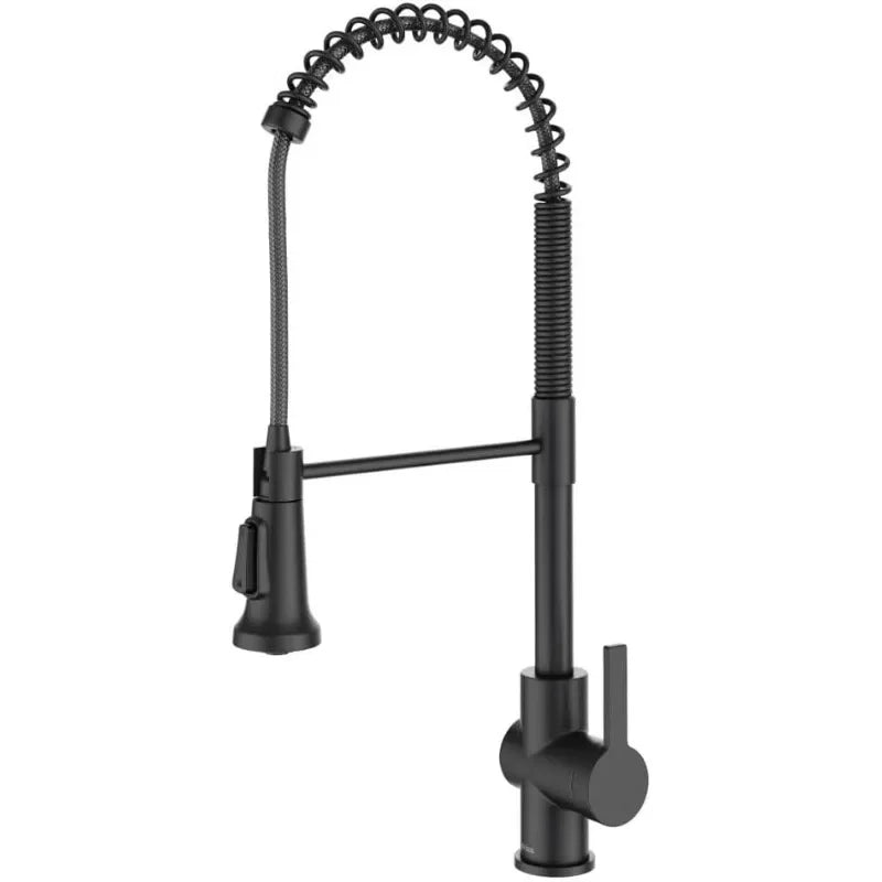 Britt 2nd Gen Commercial Style Pull Down Kitchen Faucet StainlessSteelConstruction