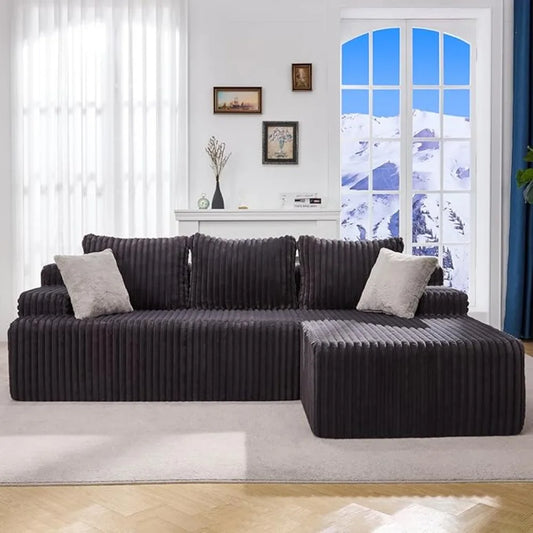 HUANZHUANG Modular L Shaped Sectional Sofa With Memory Foam