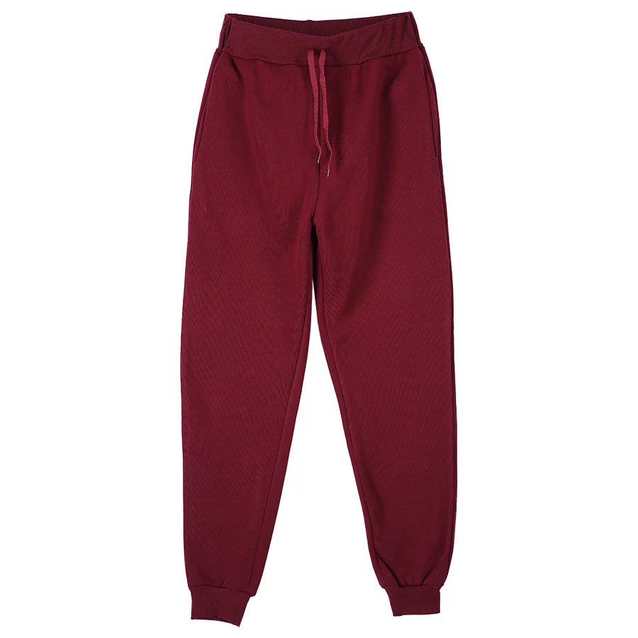 Unisex Fleece Jogger Sweatpants Casual Streetwear For Running