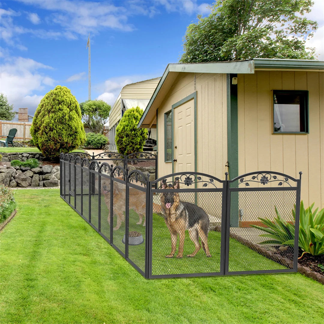 BINGOPAW Heavy Duty Dog Playpen With Waterproof Pad For Whelping