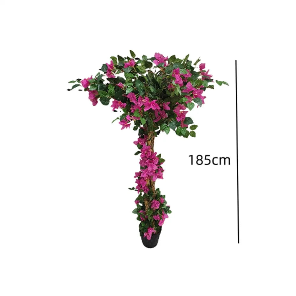 Guangdong Artificial Bougainvillea Tree For Indoor Outdoor Decor Silk Leaves Premium Quality