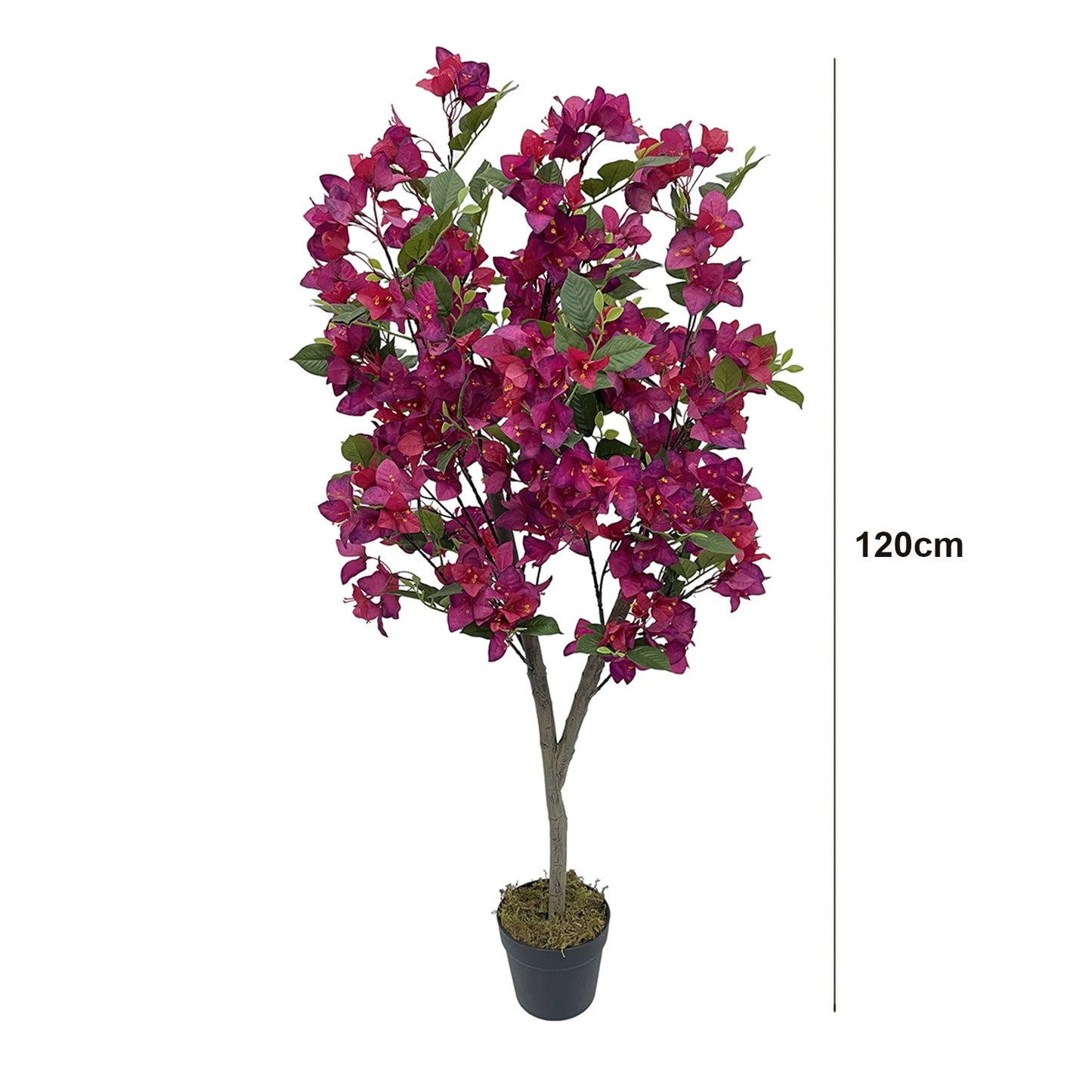 HiMISCN Bougainvillea Artificial Tree For Photography Studio Office Decor