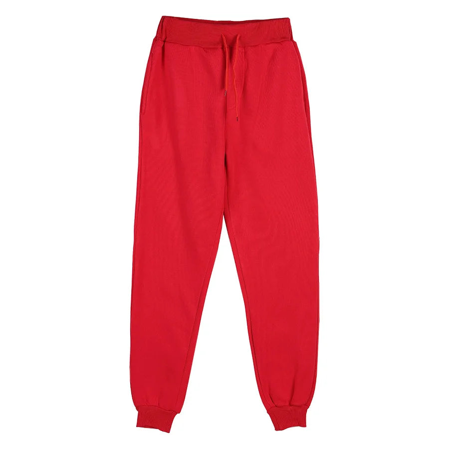 Unisex Fleece Jogger Sweatpants Casual Streetwear For Running