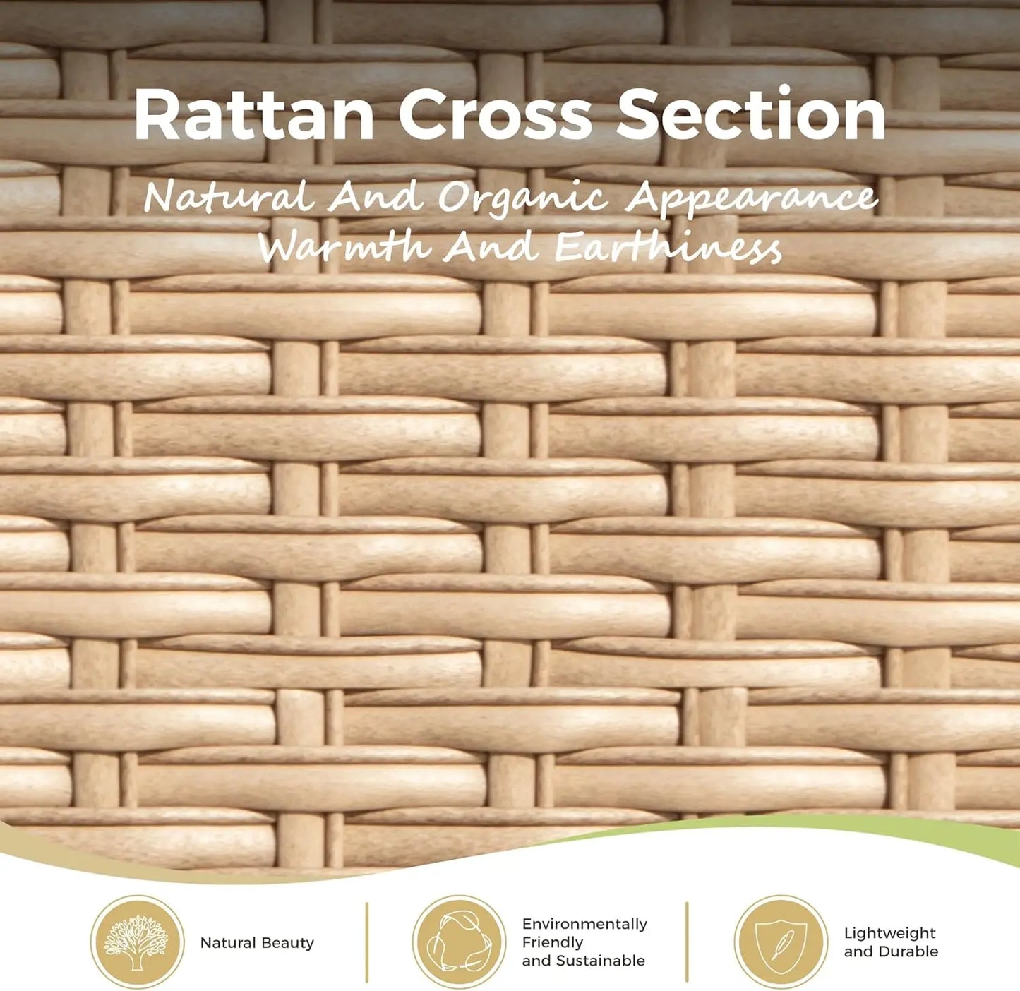 ZHUXIANG Outdoor 5 Seat Patio Furniture Set Cushioned With Modern Minimalist Design For Outdoor Conversation