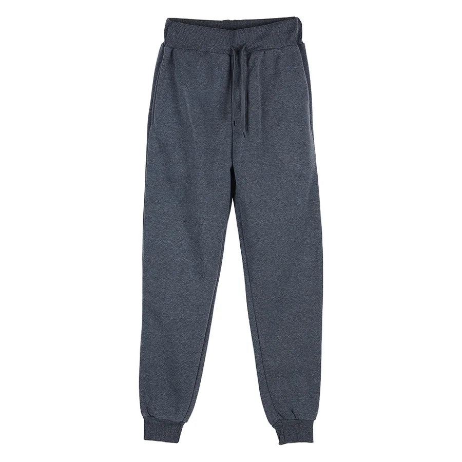 Unisex Fleece Jogger Sweatpants Casual Streetwear For Running