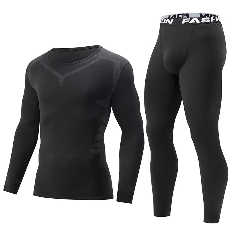 Men's Warm Ski Suit 2-Piece Corset Jacket Trousers