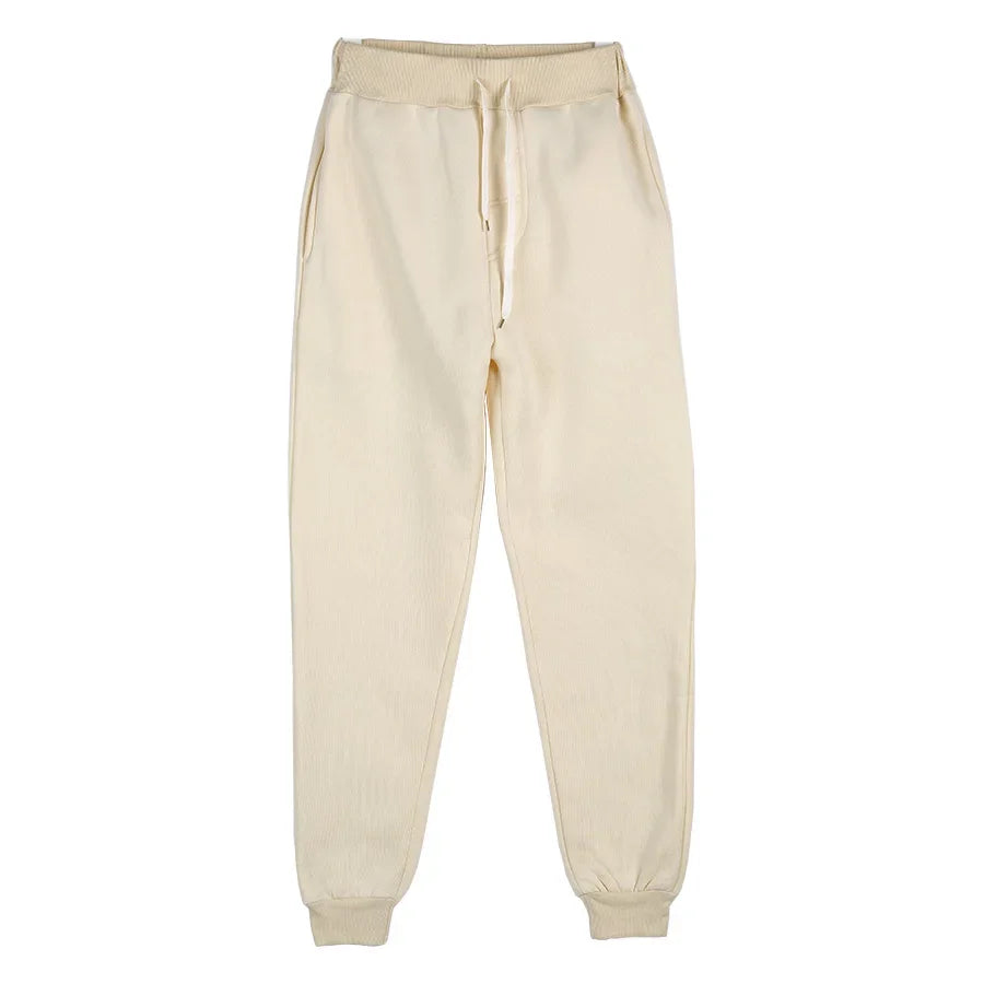 Unisex Fleece Jogger Sweatpants Casual Streetwear For Running