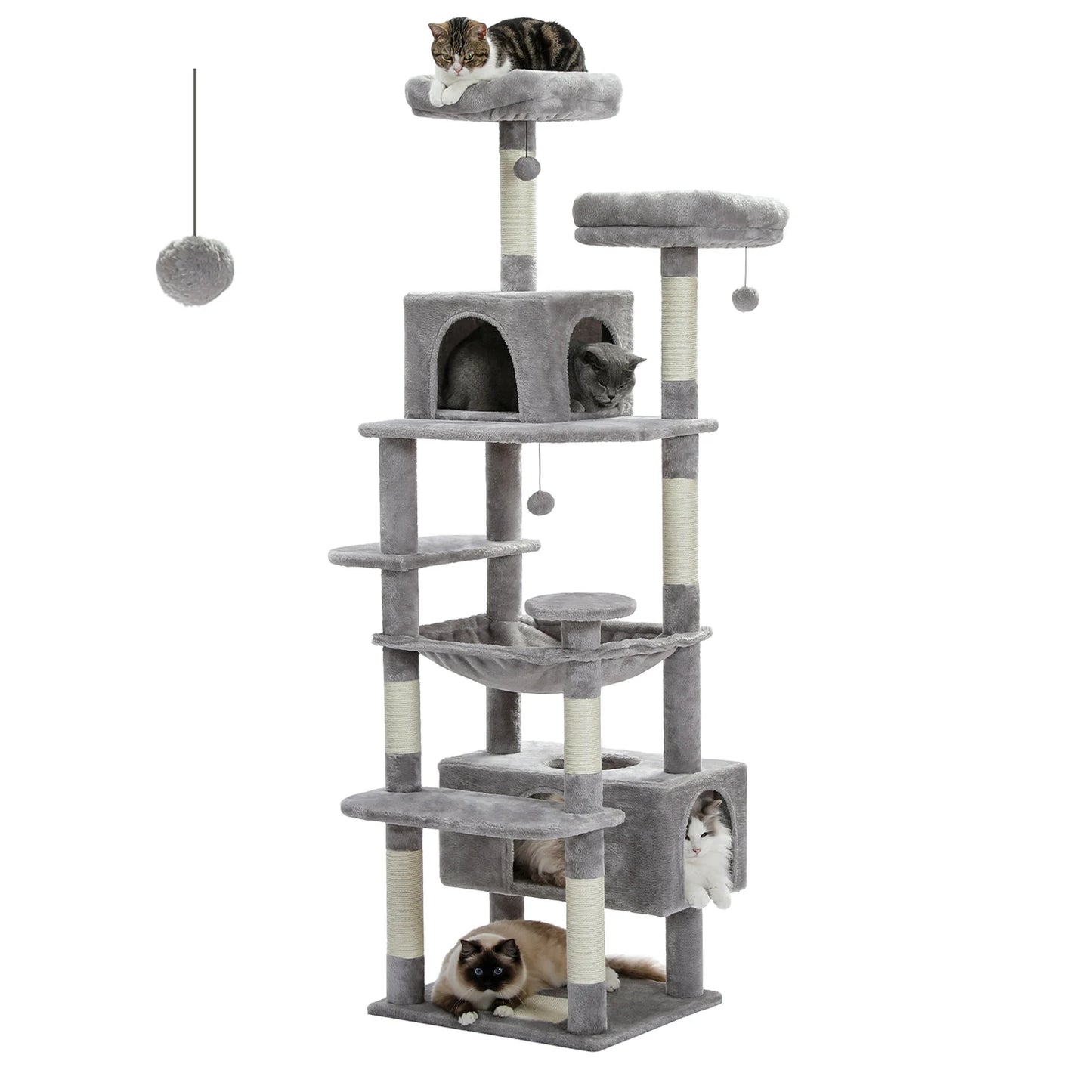 PAWZ Road Cat Tree Tower For Indoor Cats Sisal Posts