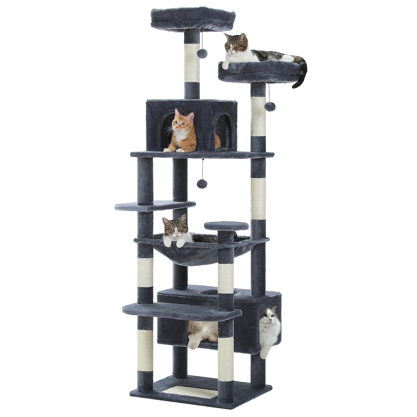 PAWZ Road Cat Tree Tower For Indoor Cats Sisal Posts