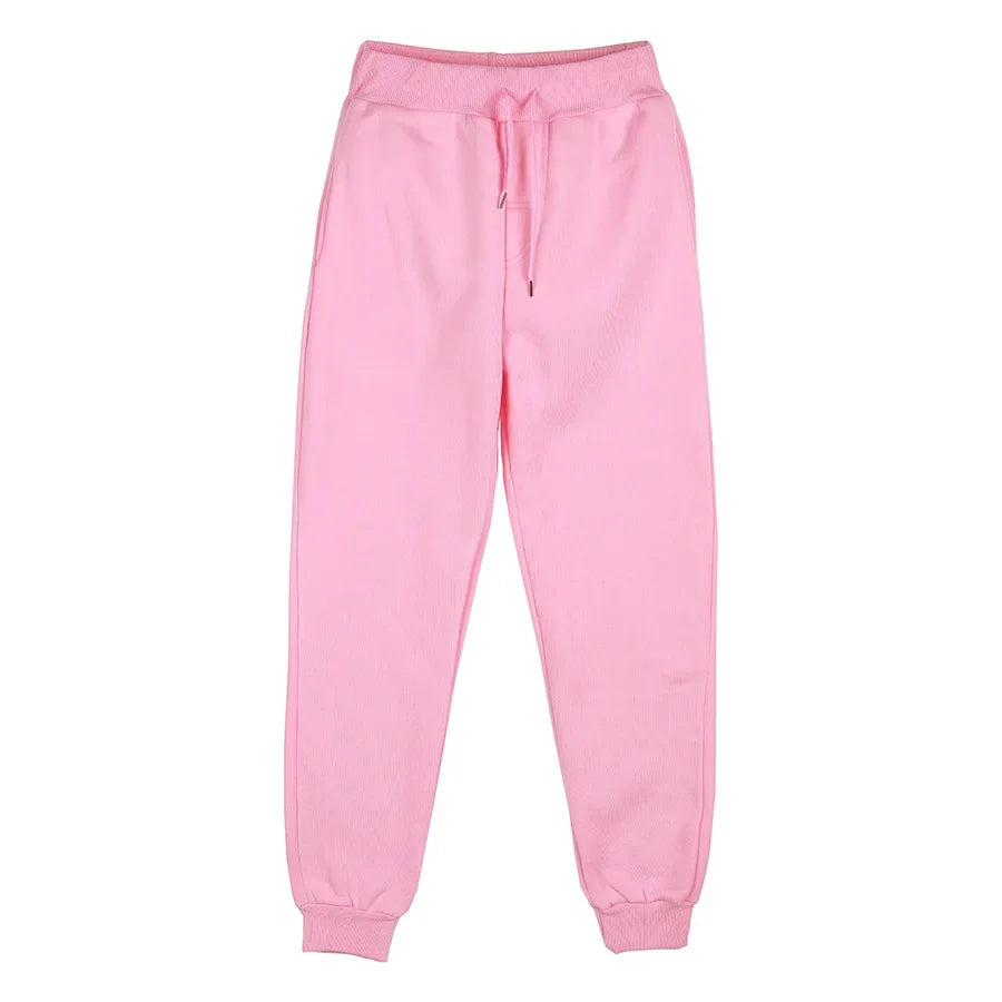 Unisex Fleece Jogger Sweatpants Casual Streetwear For Running