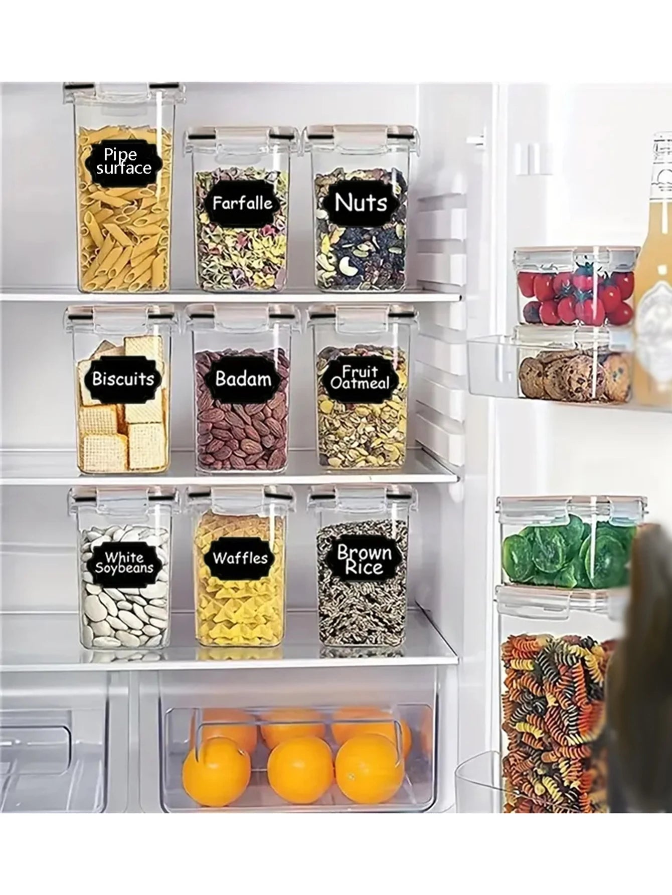 24 Piece Airtight Food Storage Containers With Lids For Pantry