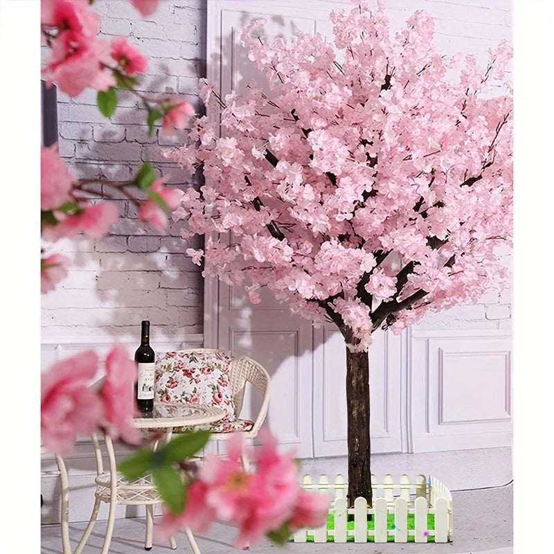 Handcrafted Artificial Cherry Blossom Tree For Exquisite Oriental Interiors Decor