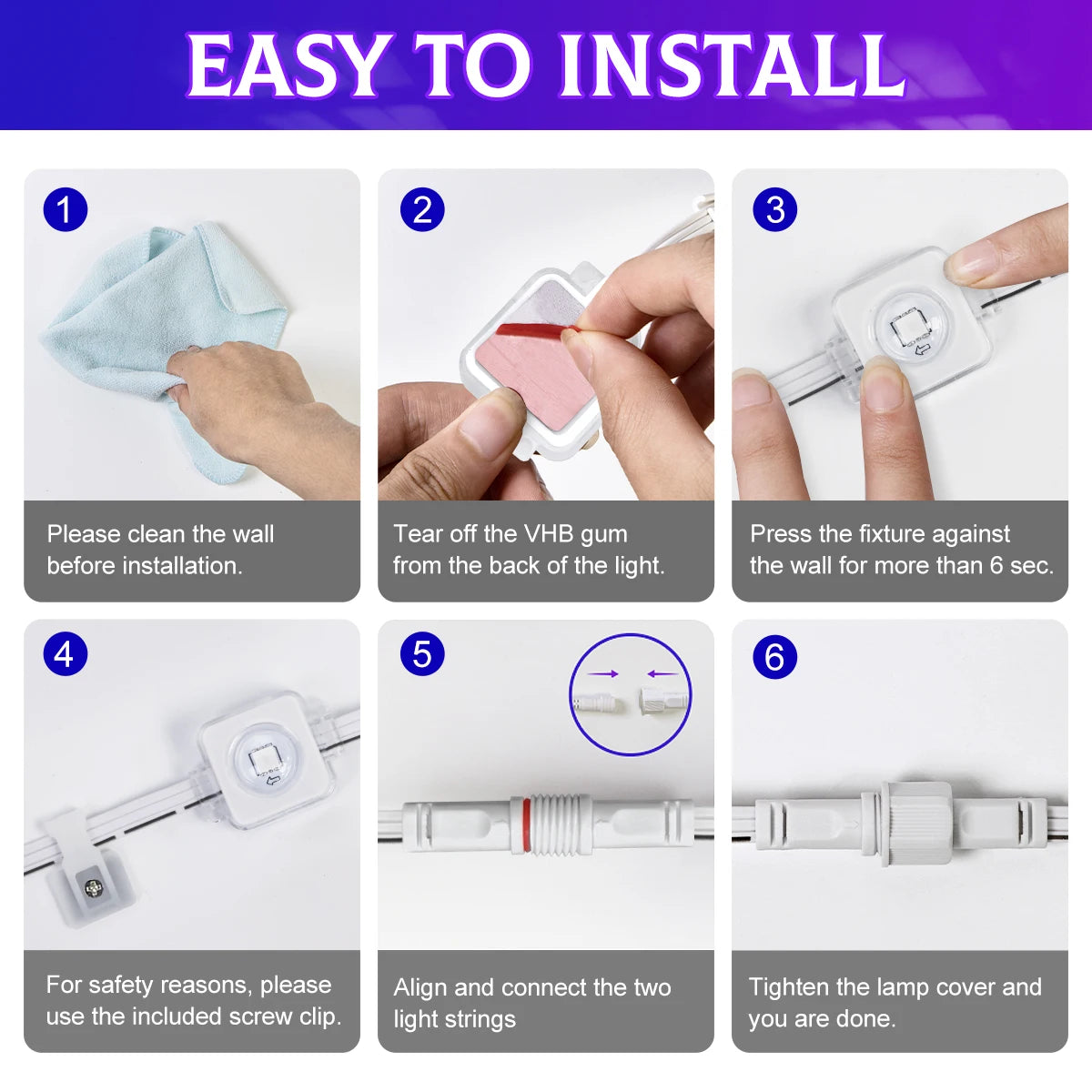 Aiopp Permanent Outdoor Lights Smart RGB IP68 Waterproof IlluminationTechnologies