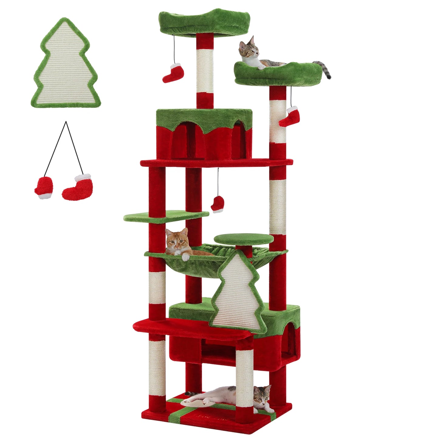 PAWZ Road Cat Tree Tower For Indoor Cats Sisal Posts