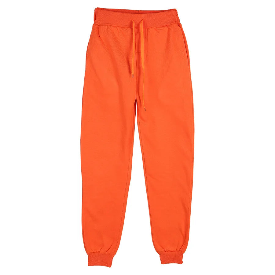 Unisex Fleece Jogger Sweatpants Casual Streetwear For Running