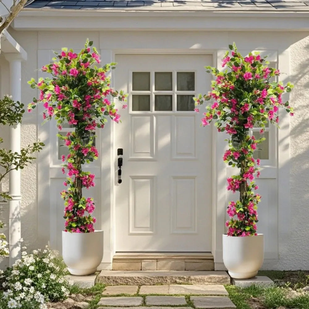 Guangdong Artificial Bougainvillea Tree For Indoor Outdoor Decor Silk Leaves Premium Quality