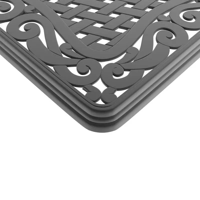 General Outdoor 7-Piece Cast Aluminum Dining Set With Swivel Chairs