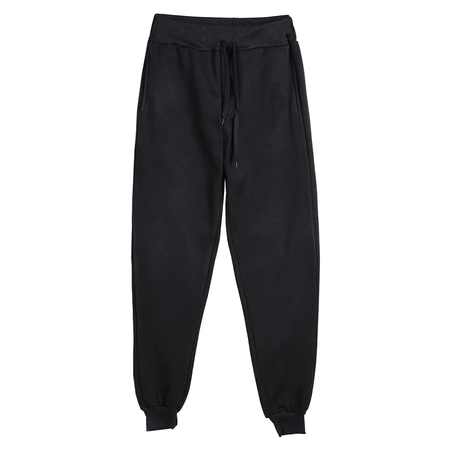 Unisex Fleece Jogger Sweatpants Casual Streetwear For Running