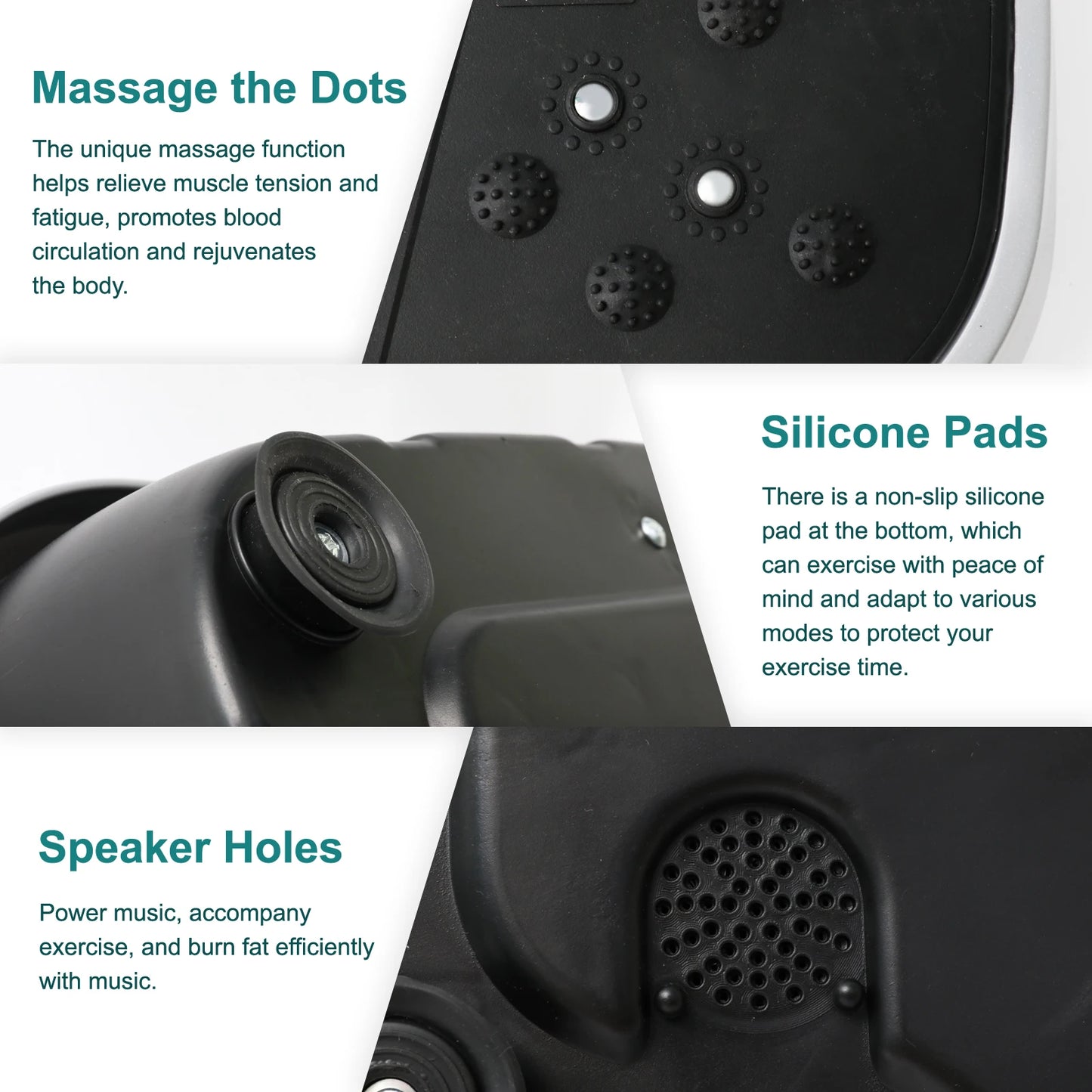 H Vibration Plate Exercise Machine For Body Fat Burning