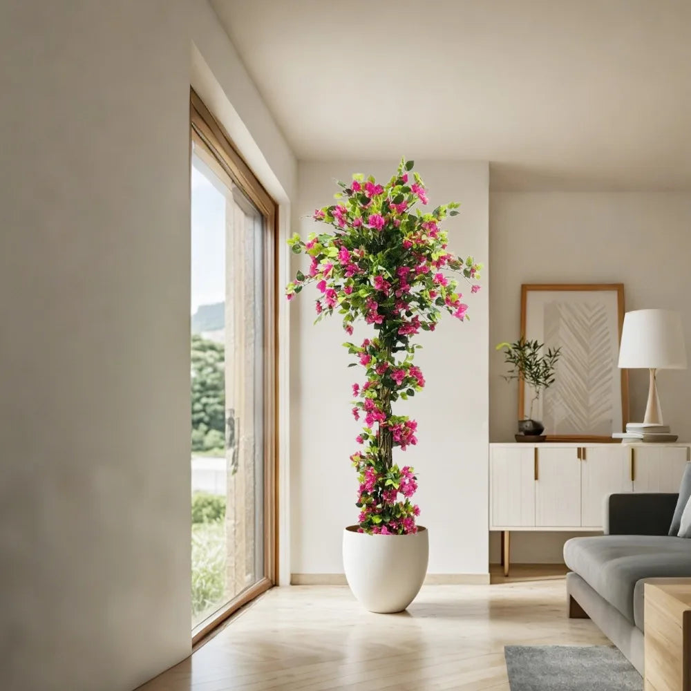 Guangdong Artificial Bougainvillea Tree For Indoor Outdoor Decor Silk Leaves Premium Quality