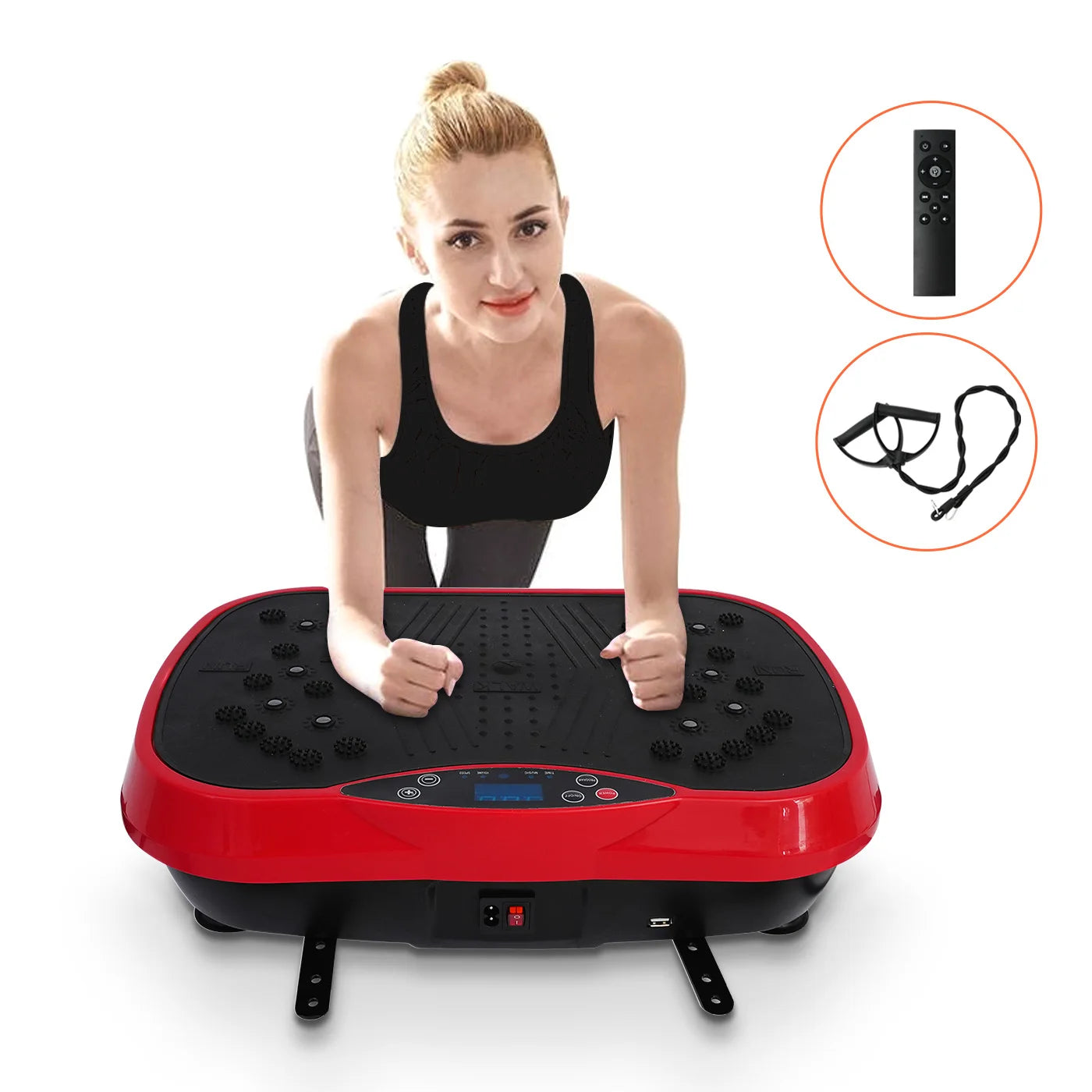 H Vibration Plate Exercise Machine For Body Fat Burning