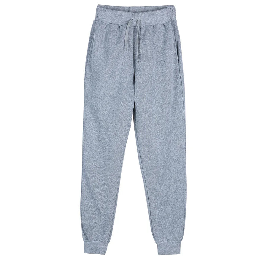 Unisex Fleece Jogger Sweatpants Casual Streetwear For Running