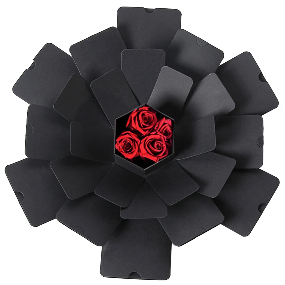 Hexagonal Explosion Box PhotoAlbum Keepsake ValentineGiftBox MemoriesUnfold DramaticReveal