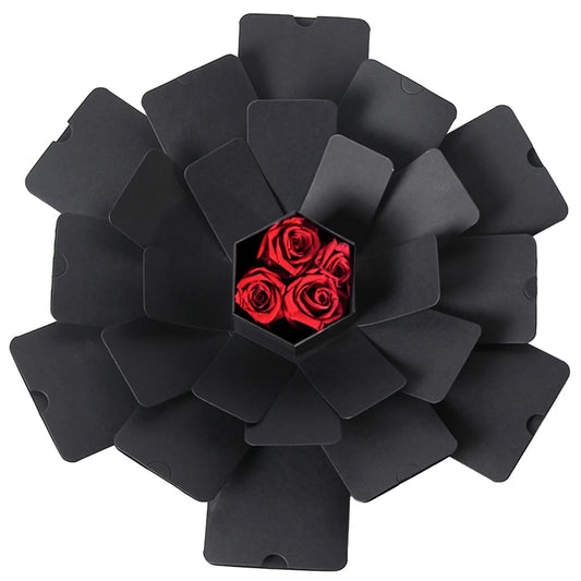 Hexagonal Explosion Box PhotoAlbum Keepsake ValentineGiftBox MemoriesUnfold DramaticReveal