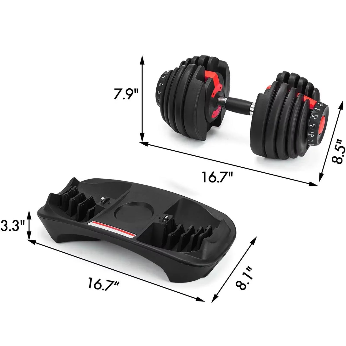 Sihao Adjustable Dumbbell Fitness Equipment for Strength Training