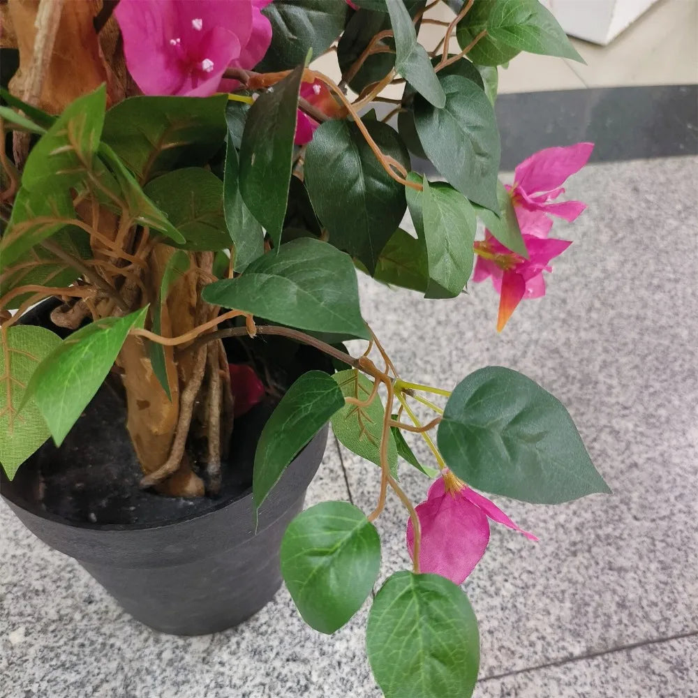 Guangdong Artificial Bougainvillea Tree For Indoor Outdoor Decor Silk Leaves Premium Quality