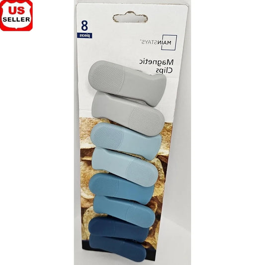 Magnetic Bag Clips Set 8 Piece Durable Kitchen Food Storage Clips For Home Office Organization