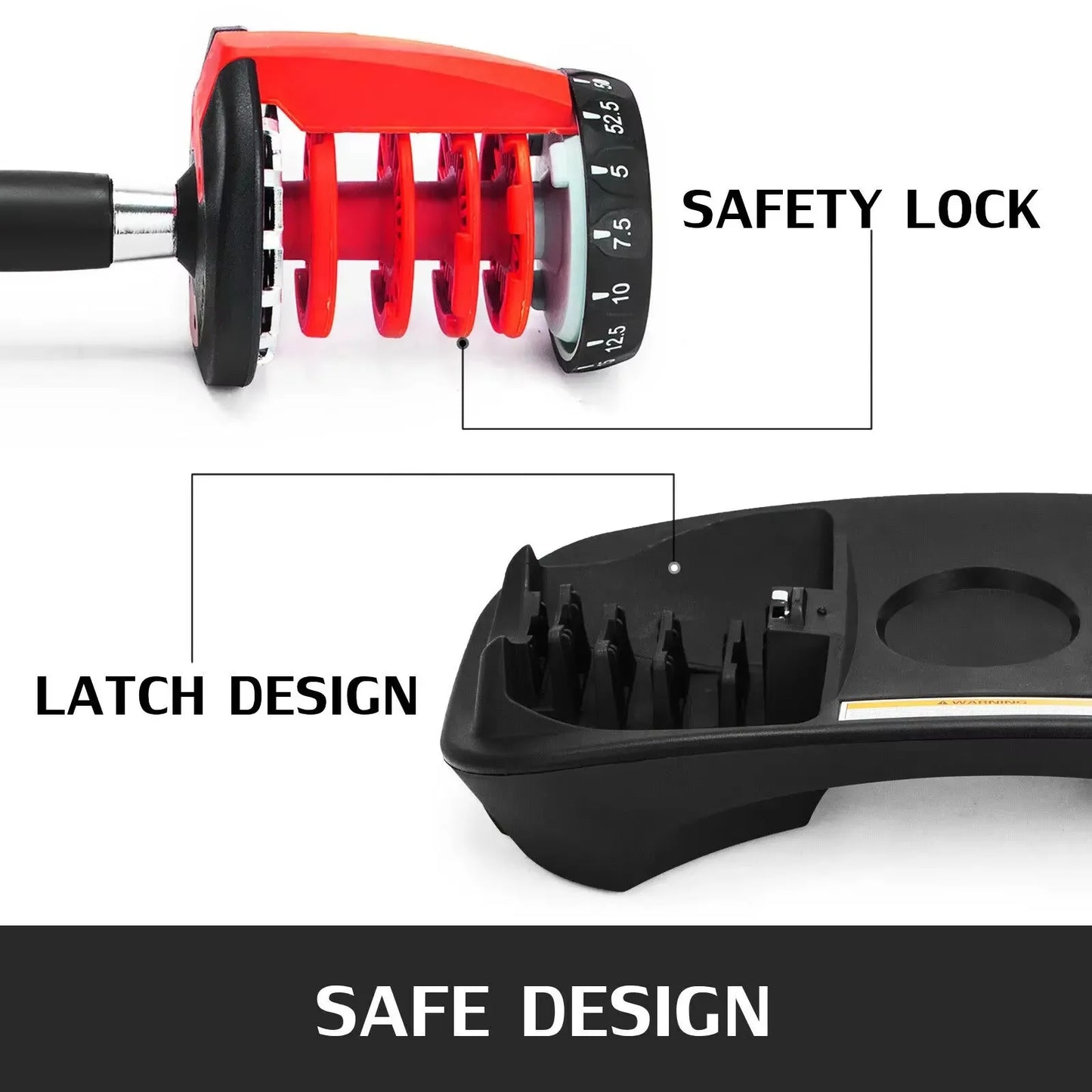 Sihao Adjustable Dumbbell Fitness Equipment for Strength Training