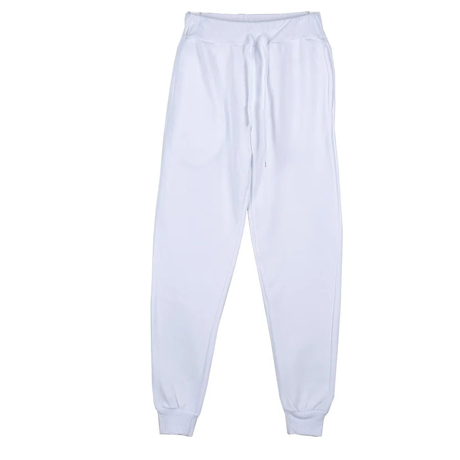 Unisex Fleece Jogger Sweatpants Casual Streetwear For Running
