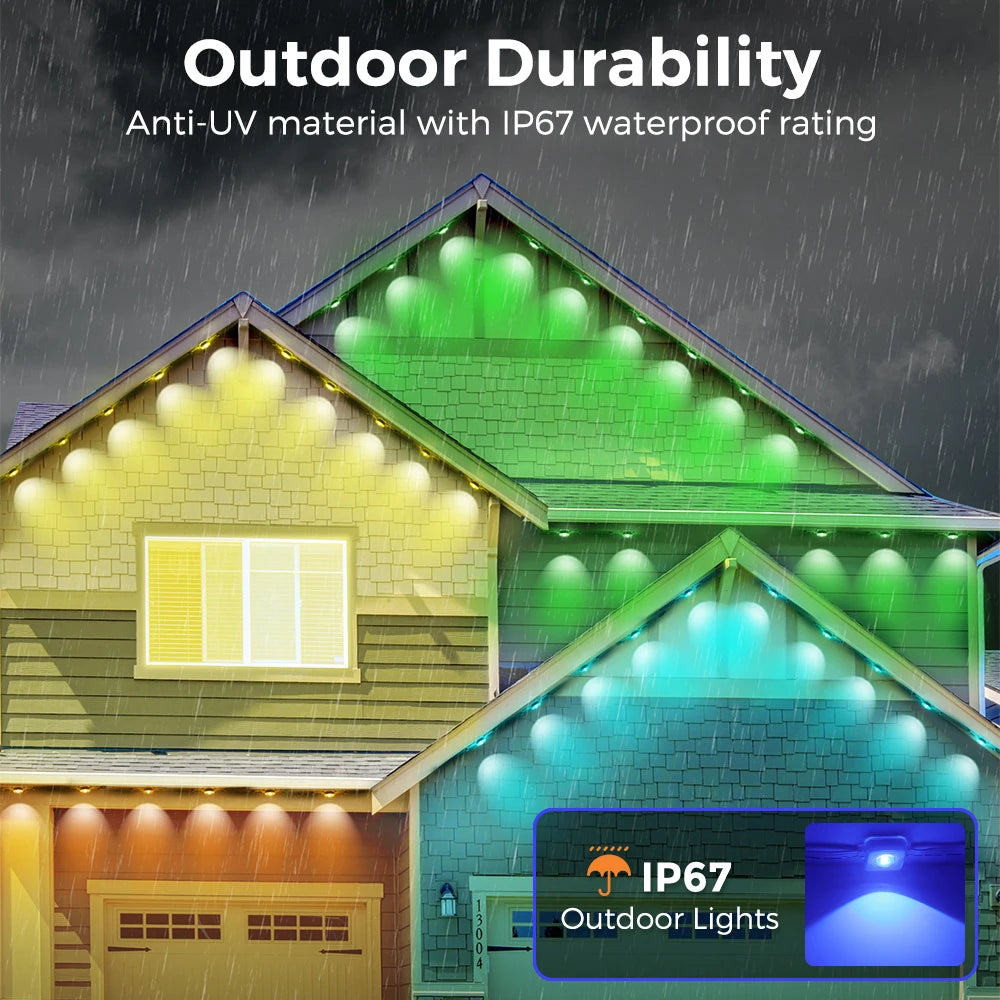 Aiopp Permanent Outdoor Lights Smart RGB IP68 Waterproof IlluminationTechnologies