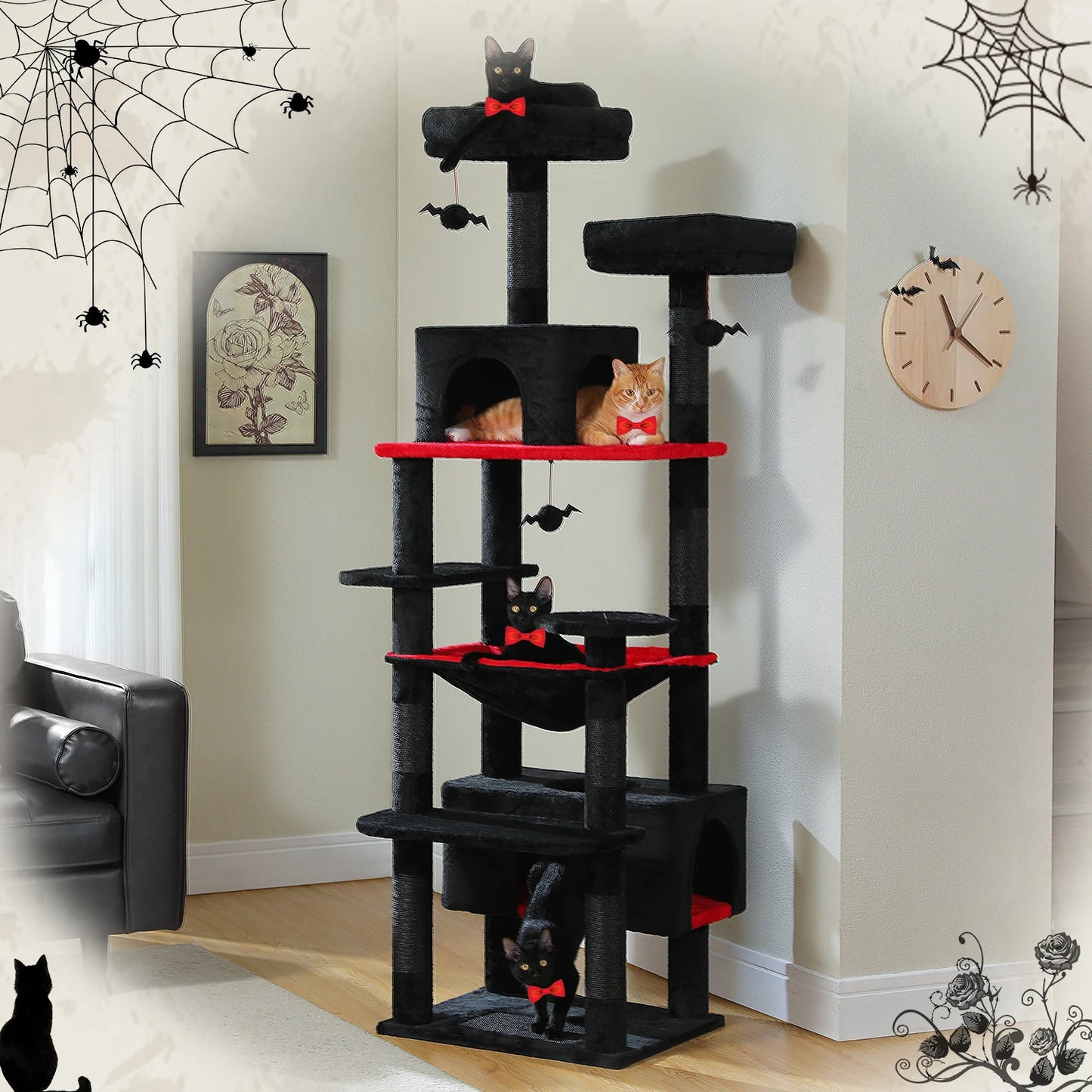 PAWZ Road Cat Tree Tower For Indoor Cats Sisal Posts