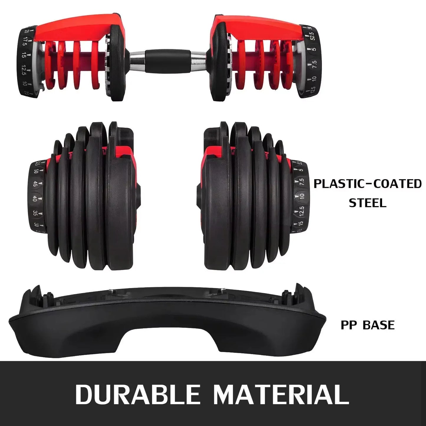 Sihao Adjustable Dumbbell Fitness Equipment for Strength Training