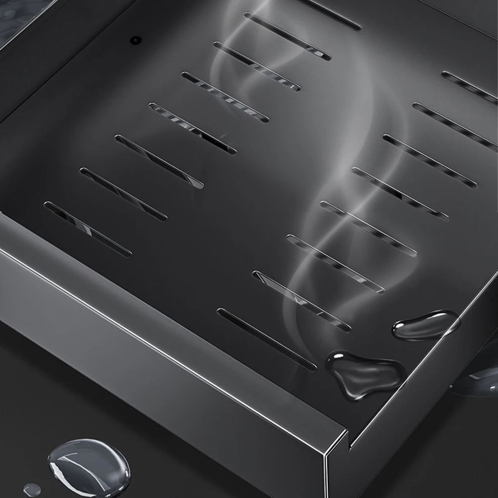 HiMISSH IndustrialStrength Carbon Steel UltraHeavy Duty Pull Out Cabinet Organizer